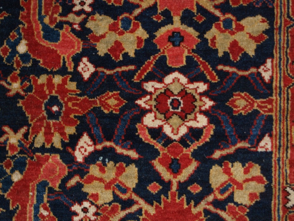ANTIQUE CAUCASIAN KUBA REGION RUG, FINE WEAVE AND SUPERB COLOUR, LATE 19TH CENTURY. View XI