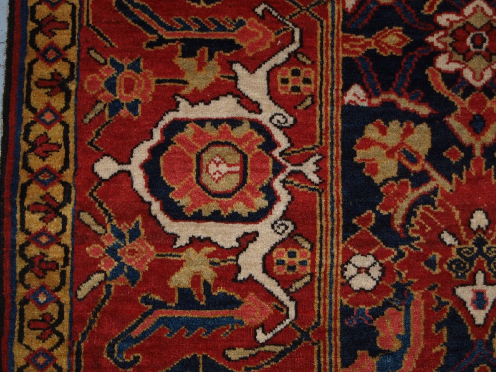 ANTIQUE CAUCASIAN KUBA REGION RUG, FINE WEAVE AND SUPERB COLOUR, LATE 19TH CENTURY. View XII