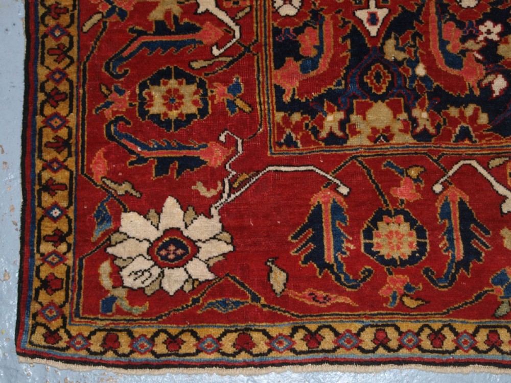 ANTIQUE CAUCASIAN KUBA REGION RUG, FINE WEAVE AND SUPERB COLOUR, LATE 19TH CENTURY. View XIV