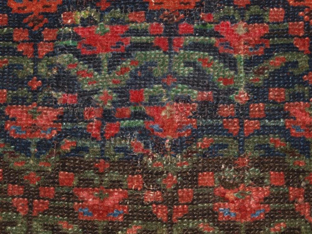 ANTIQUE KURDISH LONG RUG WITH ALL OVER SHRUB DESIGN, LATE 19TH CENTURY. View XIV