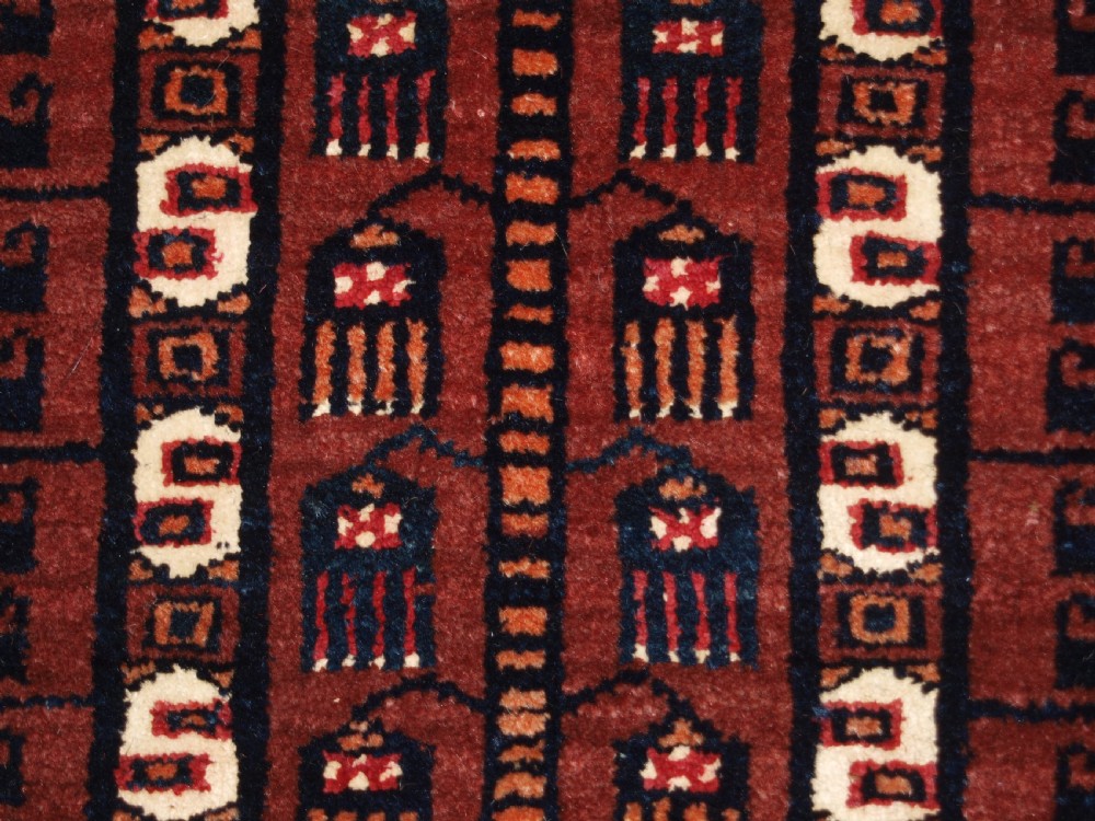 ANTIQUE SARYK TURKMEN ENSI DOOR HANGING, COTTON AND SILK HIGHLIGHTS, 4TH QUARTER 19TH CENTURY. View XIII