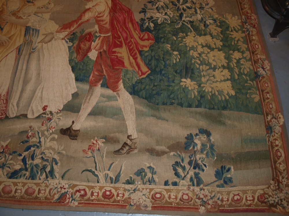 ANTIQUE LOUIS XV AUBUSSON TAPESTRY, AFTER JEAN-BAPTISTE OUDRY, CIRCA 1770. View XIII