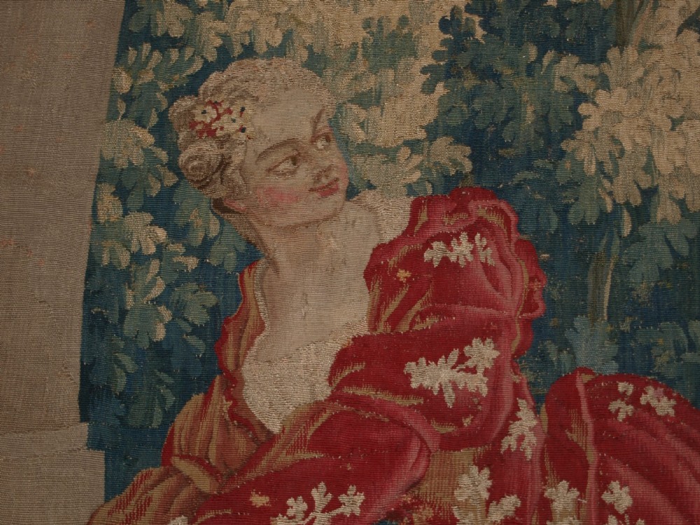 ANTIQUE LOUIS XV AUBUSSON TAPESTRY, AFTER JEAN-BAPTISTE OUDRY, CIRCA 1770. View XVII