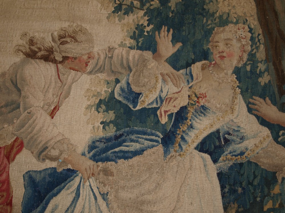 ANTIQUE LOUIS XV AUBUSSON TAPESTRY, AFTER JEAN-BAPTISTE OUDRY, CIRCA 1770. View XX