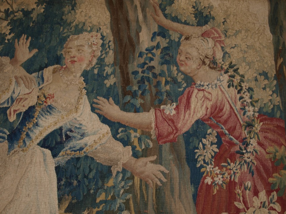 ANTIQUE LOUIS XV AUBUSSON TAPESTRY, AFTER JEAN-BAPTISTE OUDRY, CIRCA 1770. View XXI