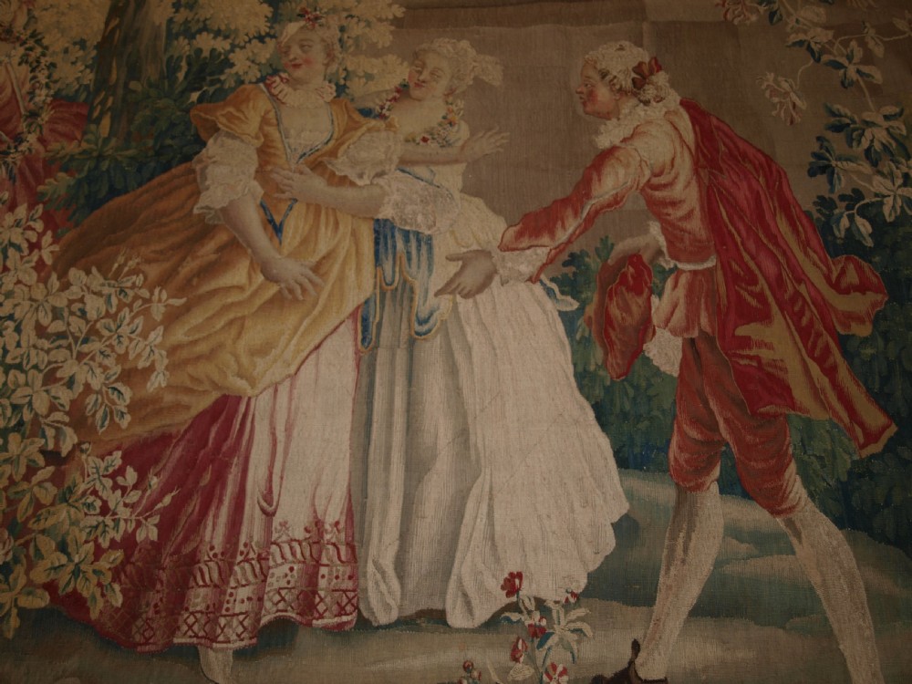 ANTIQUE LOUIS XV AUBUSSON TAPESTRY, AFTER JEAN-BAPTISTE OUDRY, CIRCA 1770. View XXII