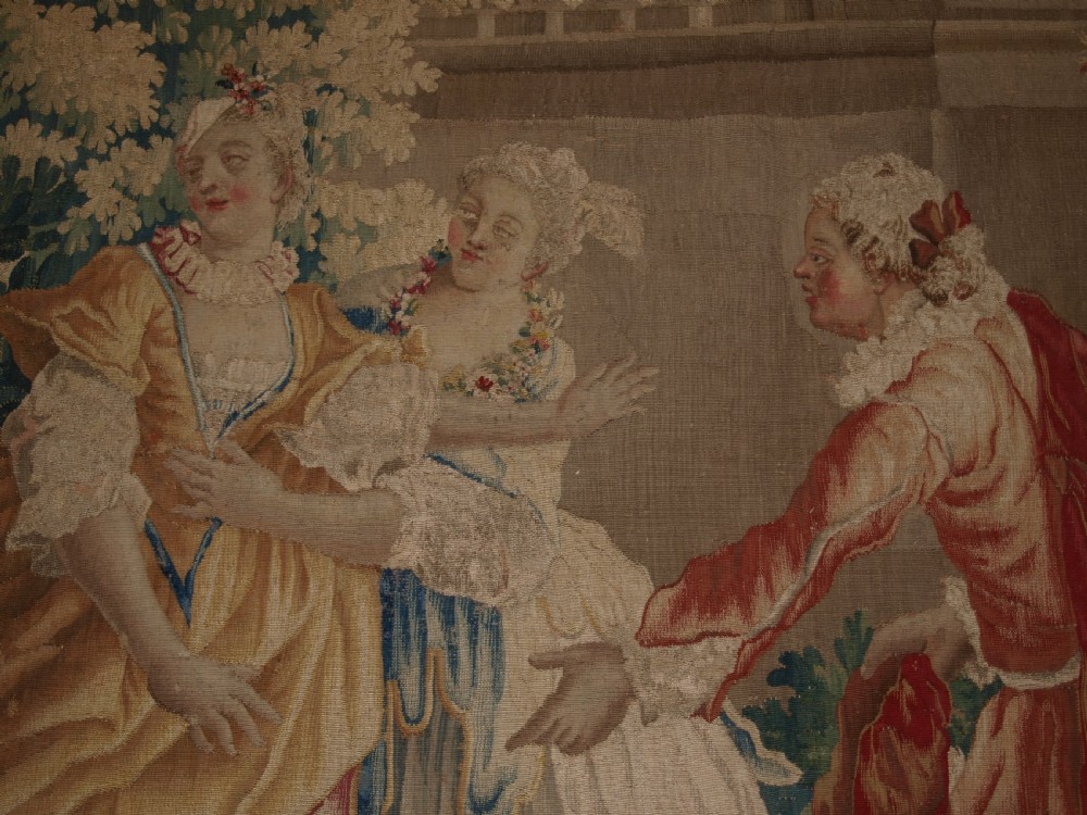 ANTIQUE LOUIS XV AUBUSSON TAPESTRY, AFTER JEAN-BAPTISTE OUDRY, CIRCA 1770. View XXIII