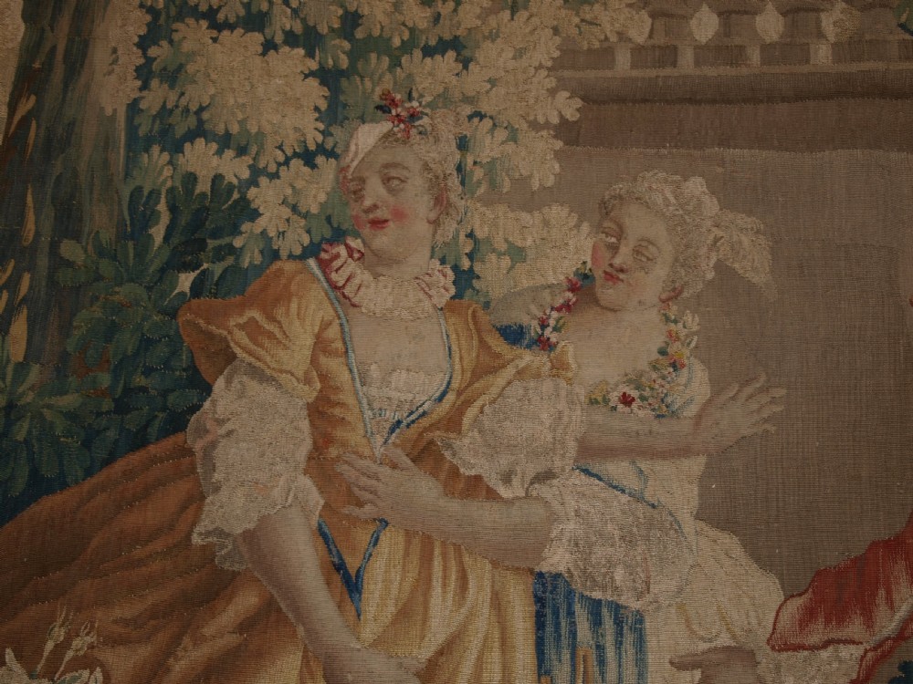 ANTIQUE LOUIS XV AUBUSSON TAPESTRY, AFTER JEAN-BAPTISTE OUDRY, CIRCA 1770. View XXVIII