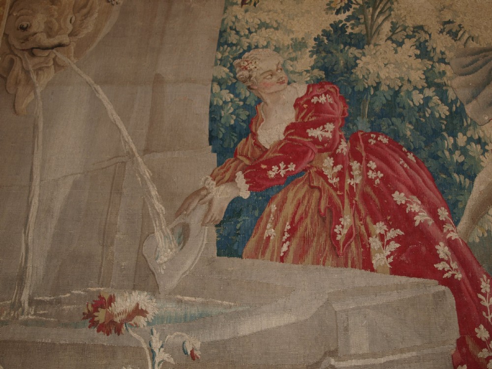 ANTIQUE LOUIS XV AUBUSSON TAPESTRY, AFTER JEAN-BAPTISTE OUDRY, CIRCA 1770. View XXIX