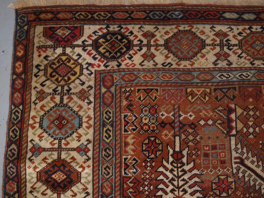 ANTIQUE TRIBAL SHEKARLU QASHQAI RUG OF CLASSIC DESIGN, CIRCA 1880. View II