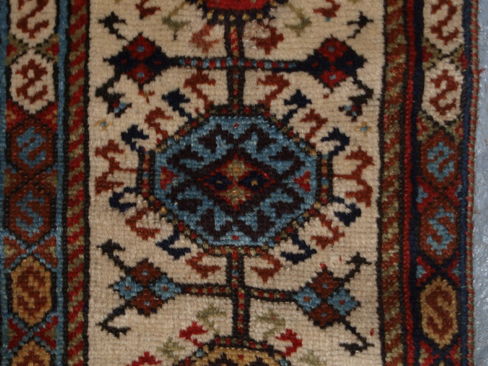 ANTIQUE TRIBAL SHEKARLU QASHQAI RUG OF CLASSIC DESIGN, CIRCA 1880. View XIV