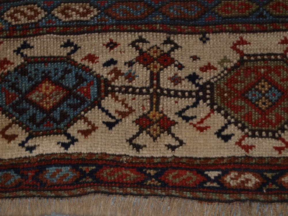 ANTIQUE TRIBAL SHEKARLU QASHQAI RUG OF CLASSIC DESIGN, CIRCA 1880. View XVII