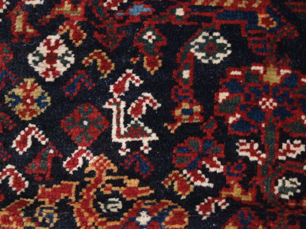 ANTIQUE QASHQAI RUG, TRIBAL DESIGN WITH GREAT COLOUR, LATE 19TH CENTURY. View XV