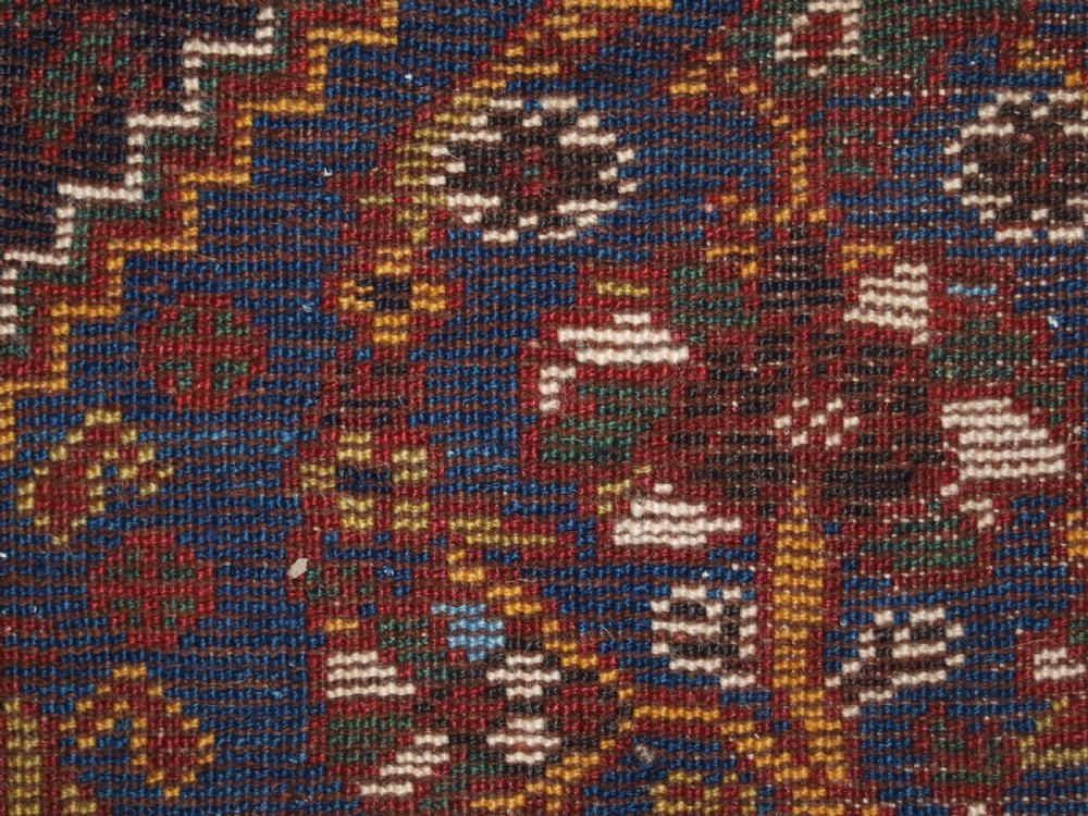 ANTIQUE QASHQAI RUG, TRIBAL DESIGN WITH GREAT COLOUR, LATE 19TH CENTURY. View XVI