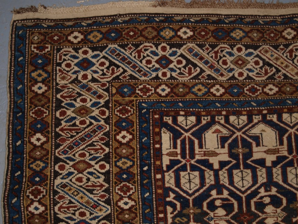 ANTIQUE CAUCASIAN KONAKEND RUG OF CLASSIC DESIGN, LATE 19TH CENTURY. View II