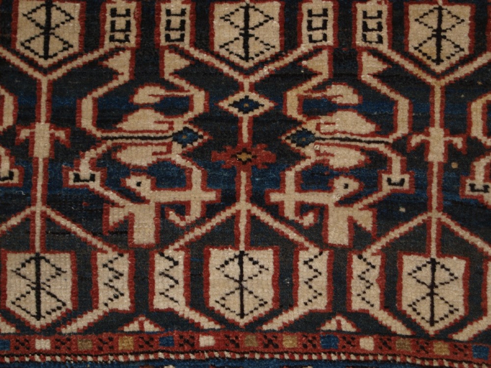 ANTIQUE CAUCASIAN KONAKEND RUG OF CLASSIC DESIGN, LATE 19TH CENTURY. View IX