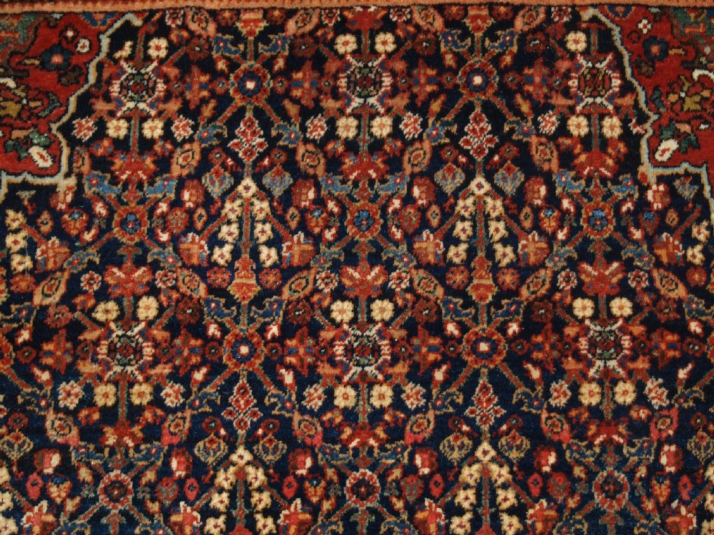 ANTIQUE PERSIAN FARAGHAN RUG WITH SHRUB DESIGN, FULL PILE WITH GREAT COLOUR. CIRCA 1900. View VII