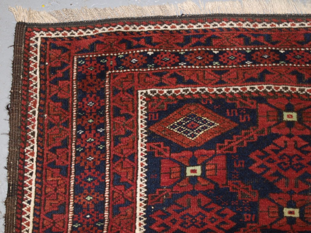 ANTIQUE BALUCH RUG, KHORASAN REGION, ALL OVER DESIGN, CIRCA 1900. View II