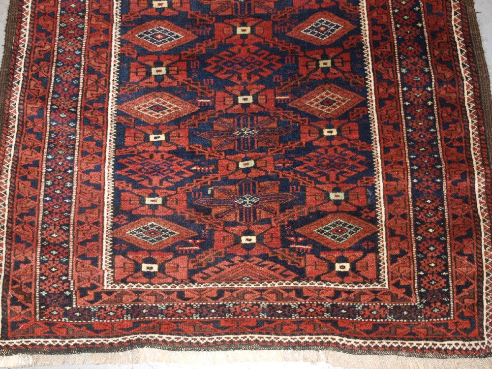 ANTIQUE BALUCH RUG, KHORASAN REGION, ALL OVER DESIGN, CIRCA 1900. View VI