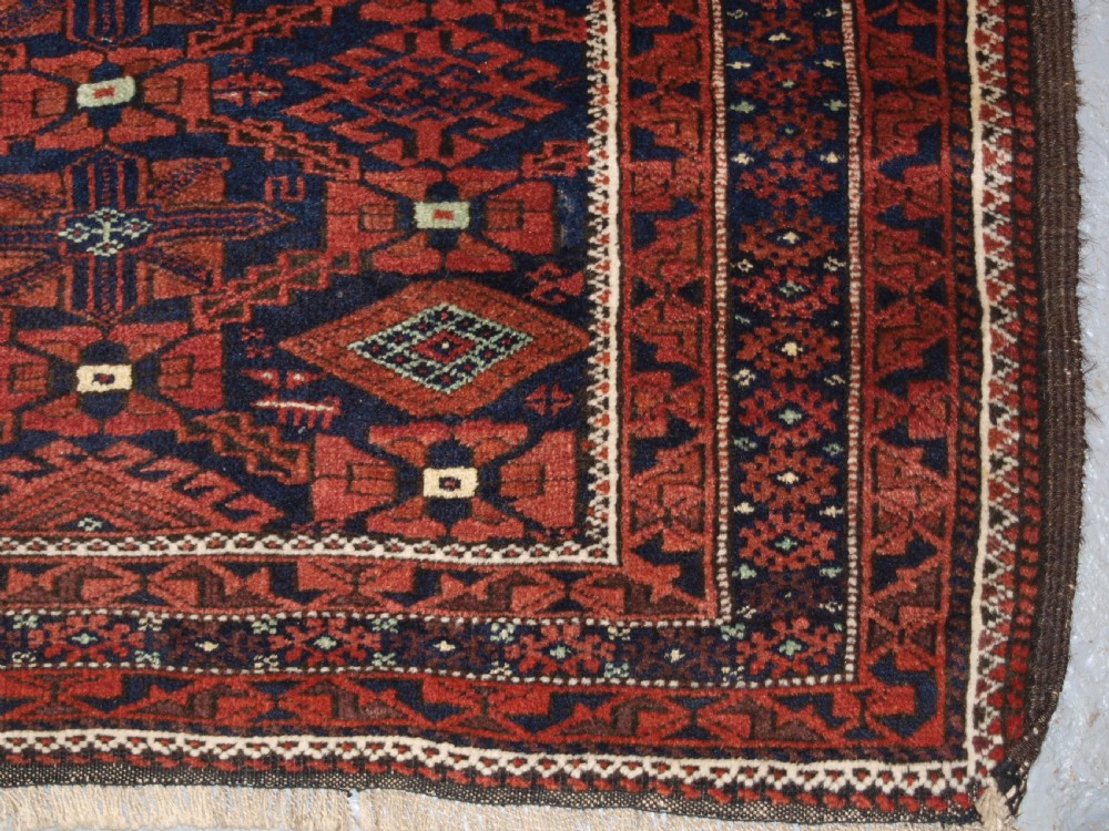 ANTIQUE BALUCH RUG, KHORASAN REGION, ALL OVER DESIGN, CIRCA 1900. View X