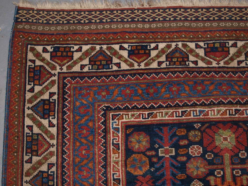 ANTIQUE AFSHAR RUG WITH REPEAT LARGE BOTEH DESIGN, CIRCA 1900/20. View II