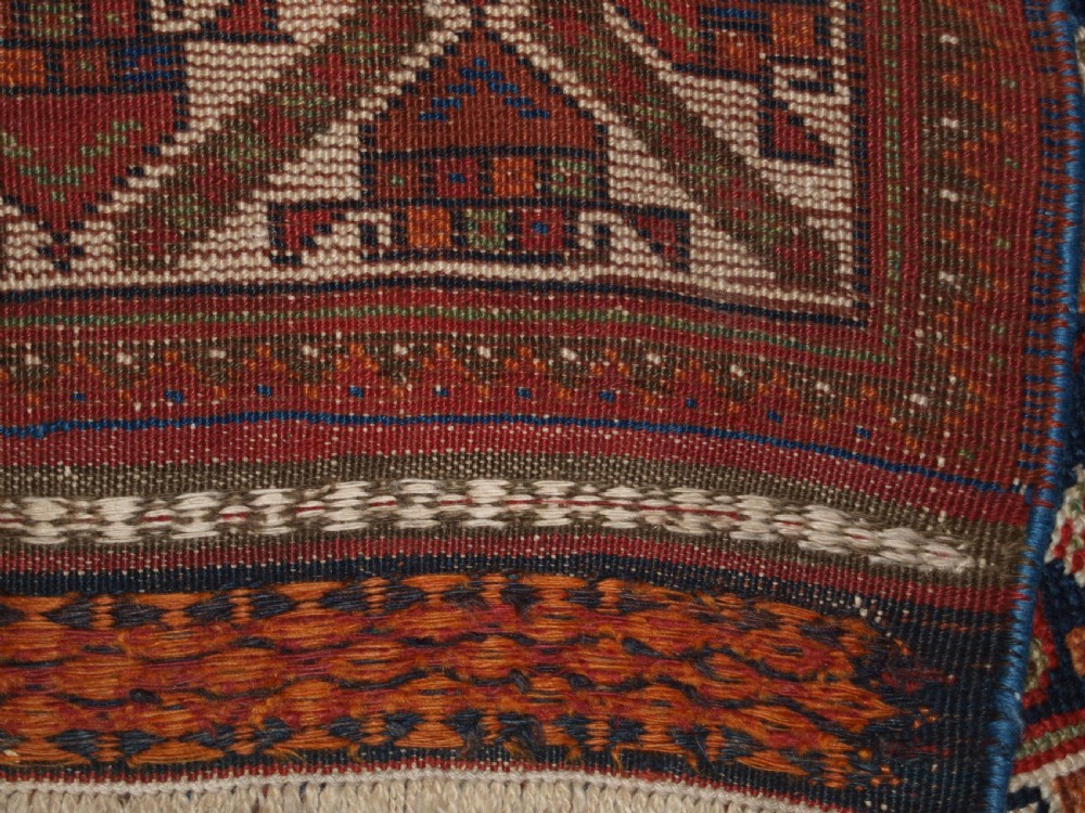 ANTIQUE AFSHAR RUG WITH REPEAT LARGE BOTEH DESIGN, CIRCA 1900/20. View XI