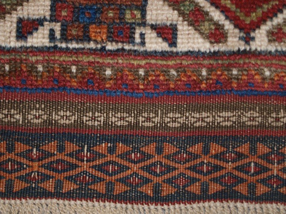 ANTIQUE AFSHAR RUG WITH REPEAT LARGE BOTEH DESIGN, CIRCA 1900/20. View XII