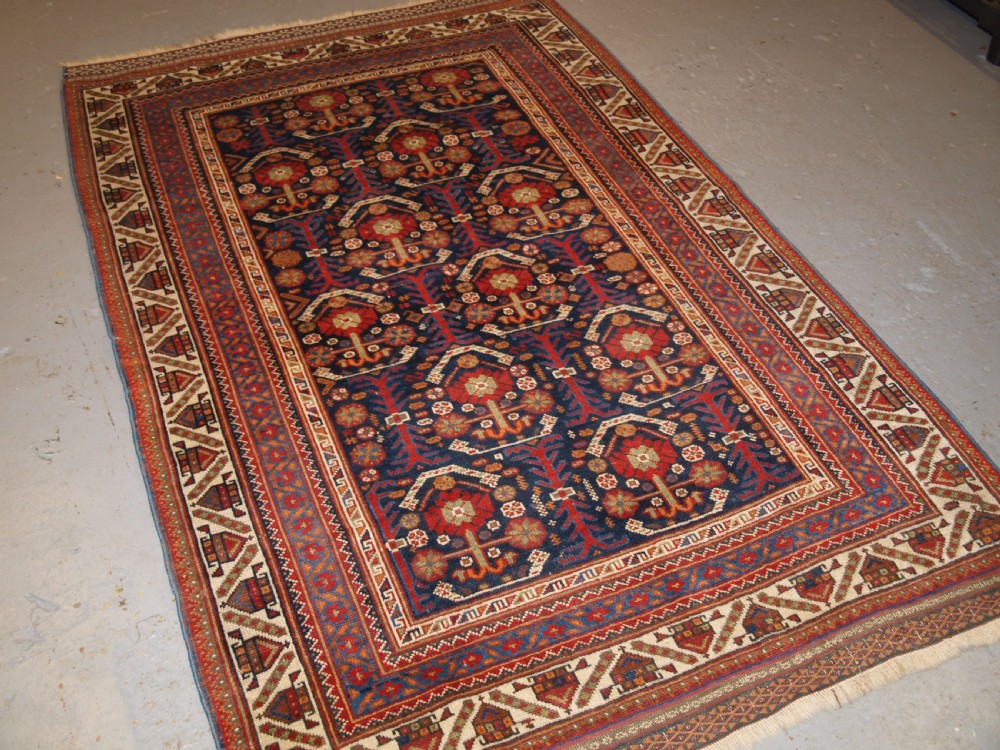 ANTIQUE AFSHAR RUG WITH REPEAT LARGE BOTEH DESIGN, CIRCA 1900/20. View XIII