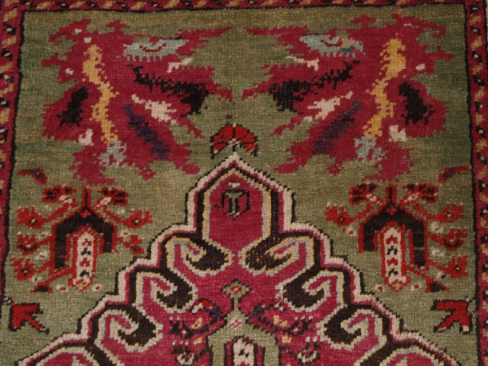 ANTIQUE TURKISH KIRSEHIR VILLAGE RUG, WONDERFUL COLOUR, TRADITIONAL DESIGN, LATE 19TH CENTURY. View VI