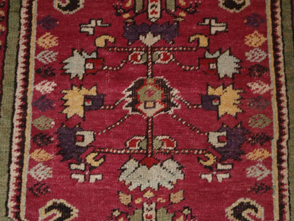 ANTIQUE TURKISH KIRSEHIR VILLAGE RUG, WONDERFUL COLOUR, TRADITIONAL DESIGN, LATE 19TH CENTURY. View VIII