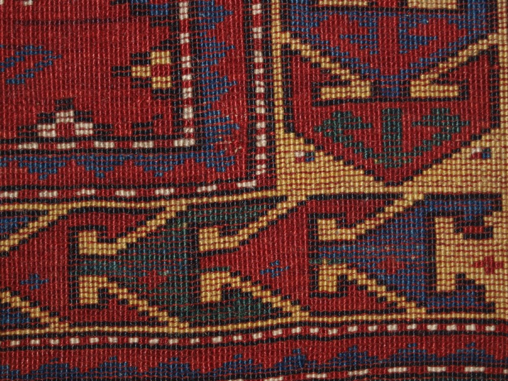 ANTIQUE CAUCASIAN KAZAK PRAYER RUG, PROBABLY FACHRALO, LATE 19TH CENTURY. View XIV