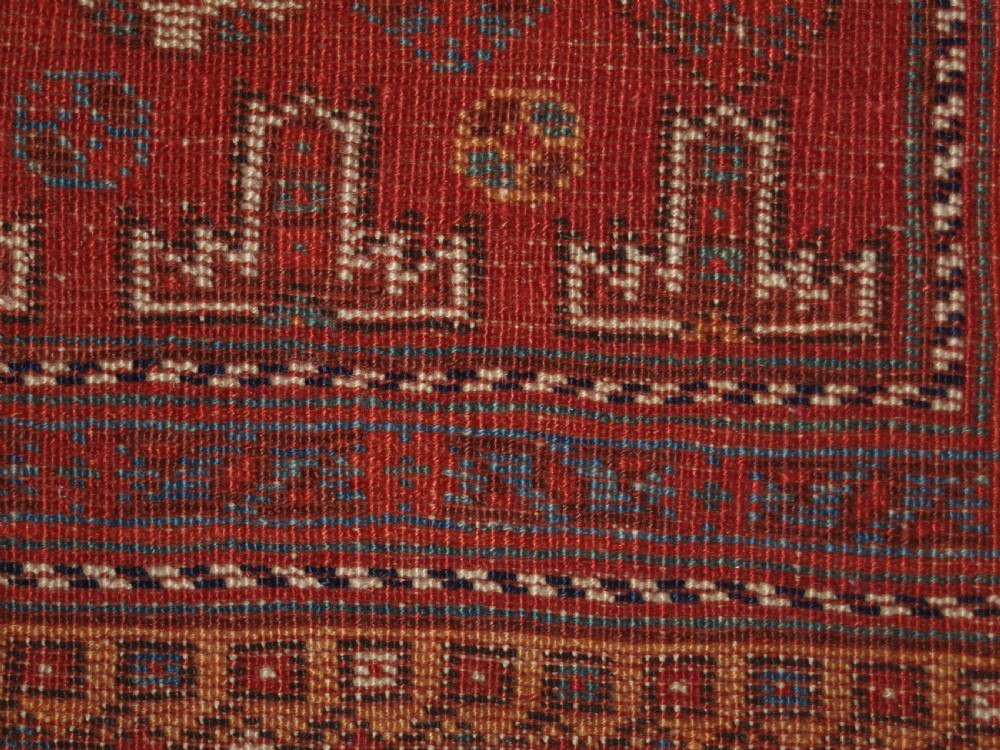 ANTIQUE AFSHAR LONG RUG, EXCELLENT DESIGN AND COLOUR, CIRCA 1880. View XIV