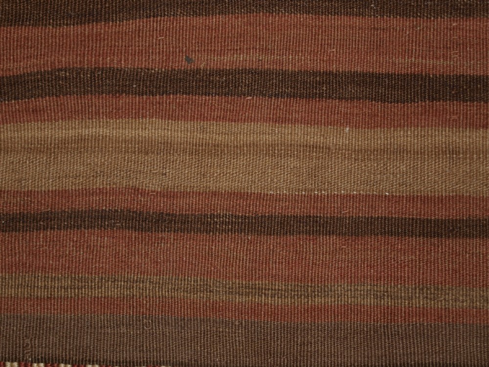 ANTIQUE CAUCASIAN KILIM MAFRASH SIDE PANELS AND BASE, LATE 19TH CENTURY. View VIII