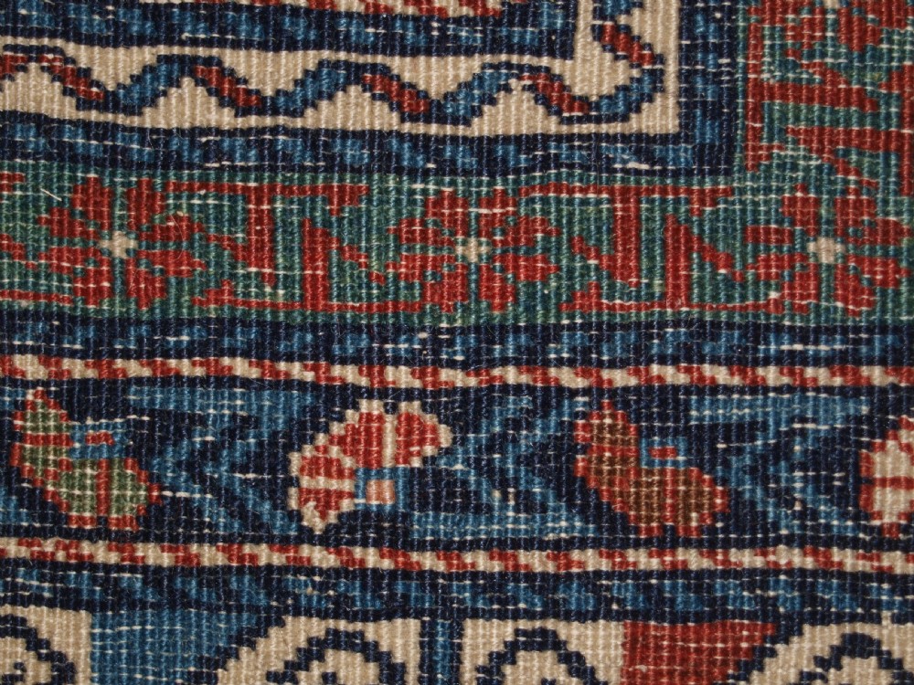 ANTIQUE CAUCASIAN KUBA REGION ZEJWA VILLAGE RUG, SUPERB DESIGN, 4TH QUARTER 19TH CENTURY. View XIV