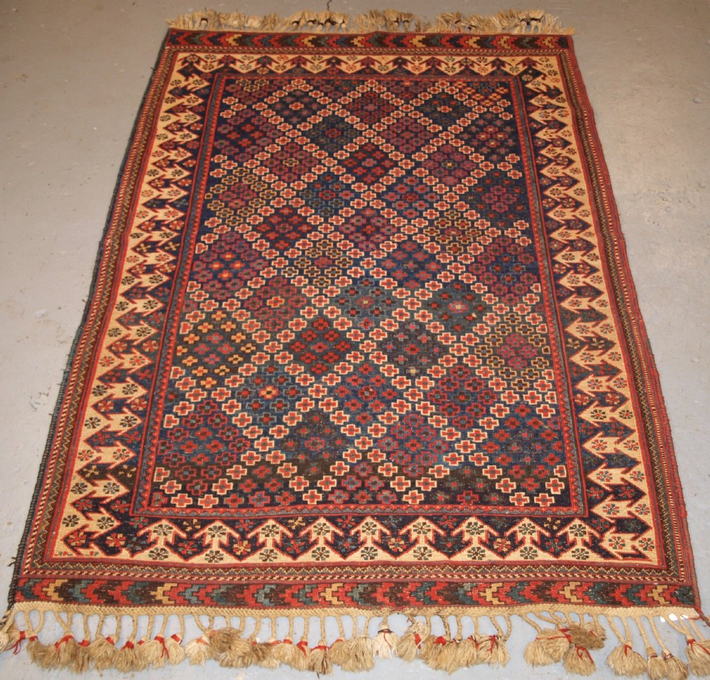 OLD AFSHAR SOUMAK RUG, SUPERB ORIGINAL CONDITION, CIRCA 1920.