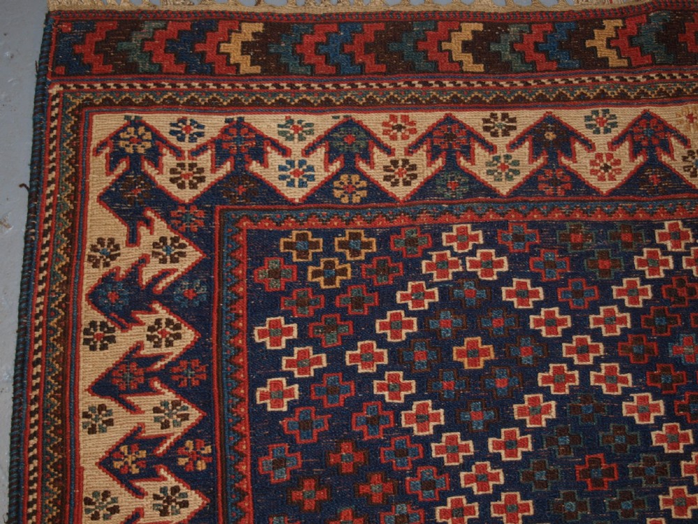 OLD AFSHAR SOUMAK RUG, SUPERB ORIGINAL CONDITION, CIRCA 1920. View II