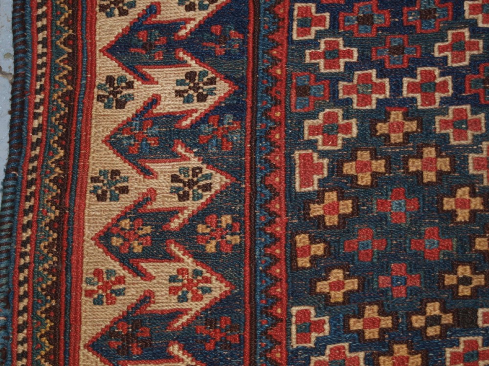 OLD AFSHAR SOUMAK RUG, SUPERB ORIGINAL CONDITION, CIRCA 1920. View III