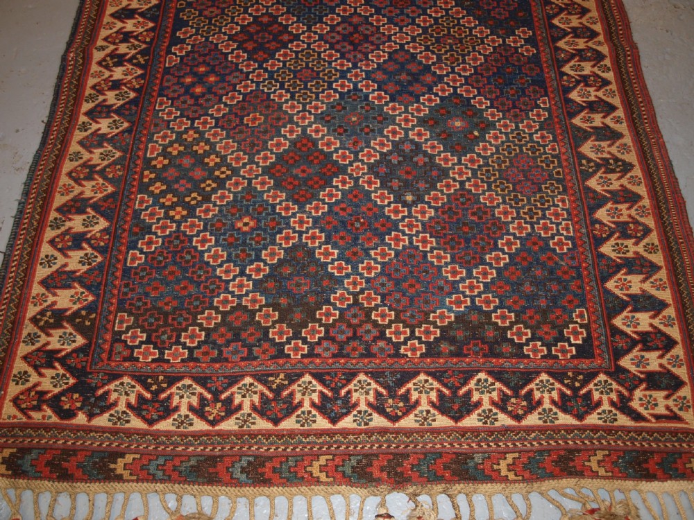 OLD AFSHAR SOUMAK RUG, SUPERB ORIGINAL CONDITION, CIRCA 1920. View VI