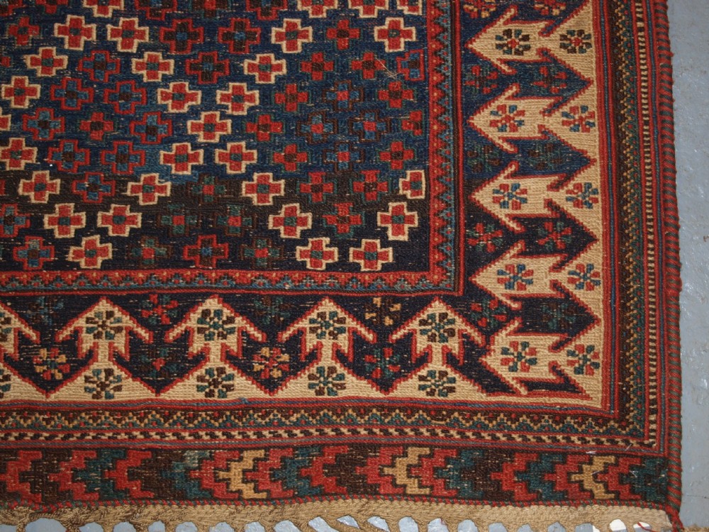 OLD AFSHAR SOUMAK RUG, SUPERB ORIGINAL CONDITION, CIRCA 1920. View VII