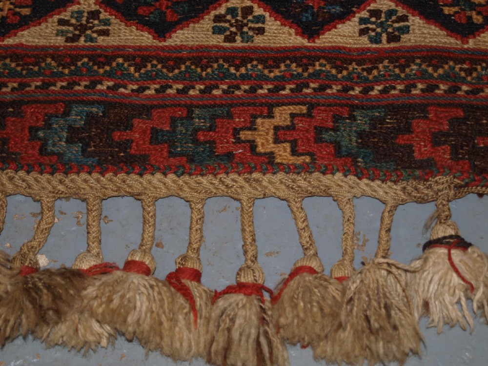 OLD AFSHAR SOUMAK RUG, SUPERB ORIGINAL CONDITION, CIRCA 1920. View VIII