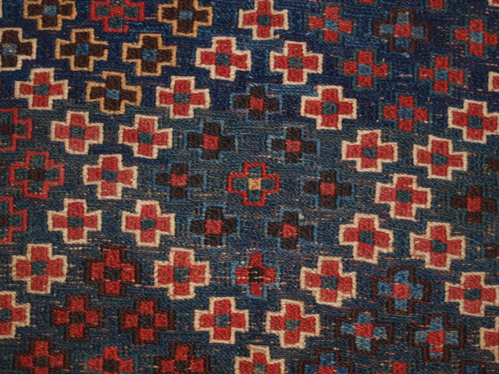 OLD AFSHAR SOUMAK RUG, SUPERB ORIGINAL CONDITION, CIRCA 1920. View X