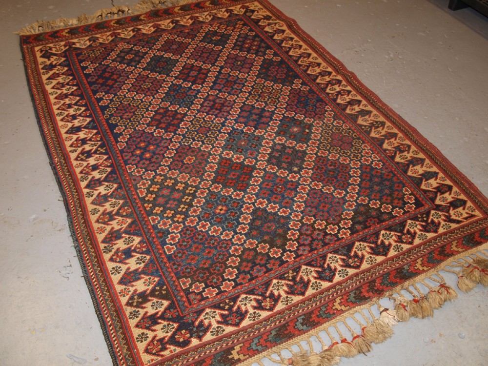 OLD AFSHAR SOUMAK RUG, SUPERB ORIGINAL CONDITION, CIRCA 1920. View XIII