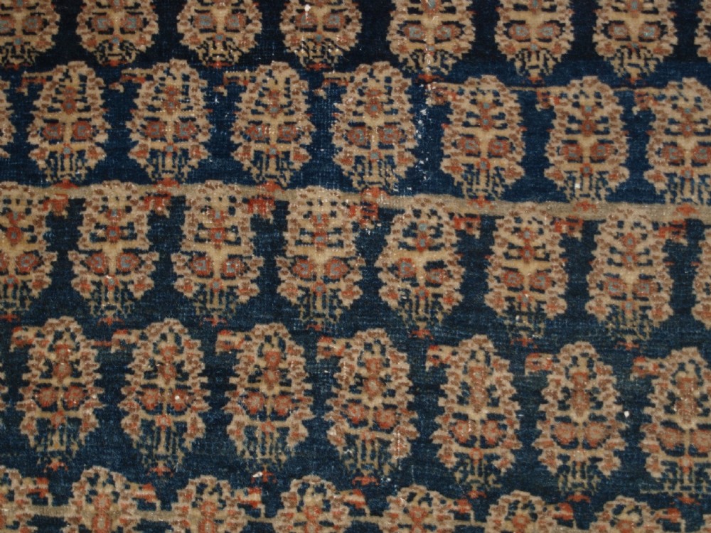 ANTIQUE NORTH WEST PERSIAN SERABEND VILLAGE RUG, BOTEH DESIGN, CIRCA 1900. View VII