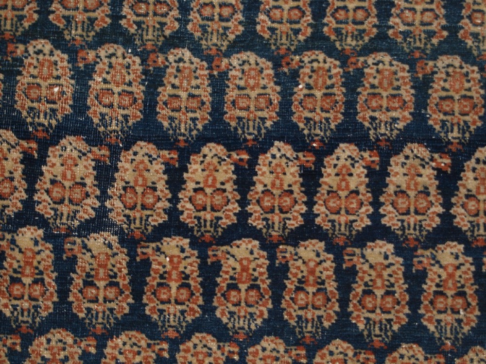 ANTIQUE NORTH WEST PERSIAN SERABEND VILLAGE RUG, BOTEH DESIGN, CIRCA 1900. View VIII
