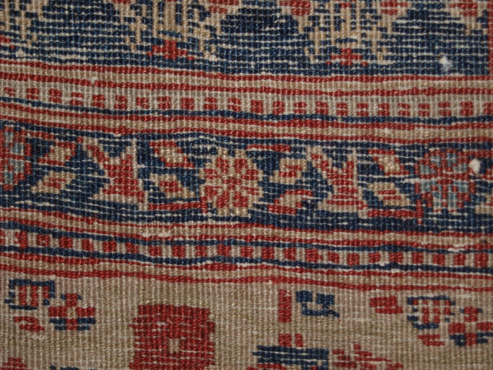 ANTIQUE NORTH WEST PERSIAN SERABEND VILLAGE RUG, BOTEH DESIGN, CIRCA 1900. View XII