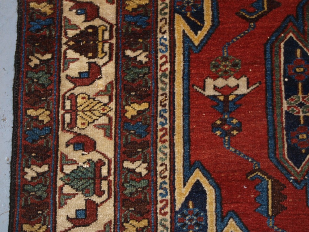 ANTIQUE MAZLAHAN VILLAGE RUG, TRADITIONAL DESIGN, CIRCA 1920. View III