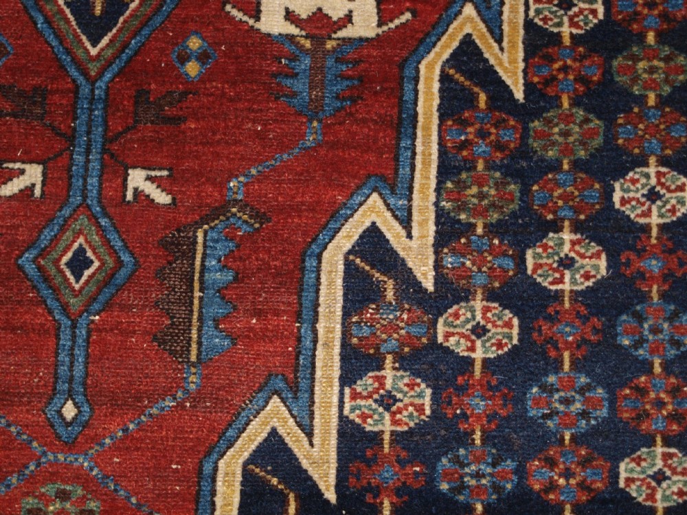 ANTIQUE MAZLAHAN VILLAGE RUG, TRADITIONAL DESIGN, CIRCA 1920. View X