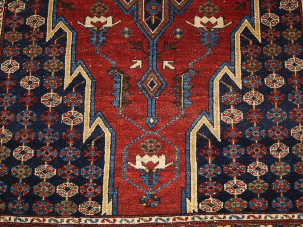 ANTIQUE MAZLAHAN VILLAGE RUG, TRADITIONAL DESIGN, CIRCA 1920. View XII