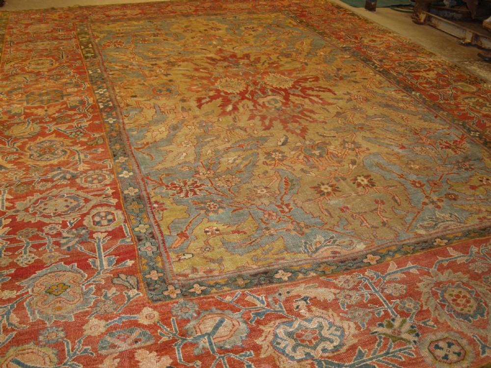ANTIQUE ZIEGLER CARPET, WITH OUTSTANDING DESIGN AND COLOUR, COUNTRY HOUSE CARPET, CIRCA 1870/80. View III
