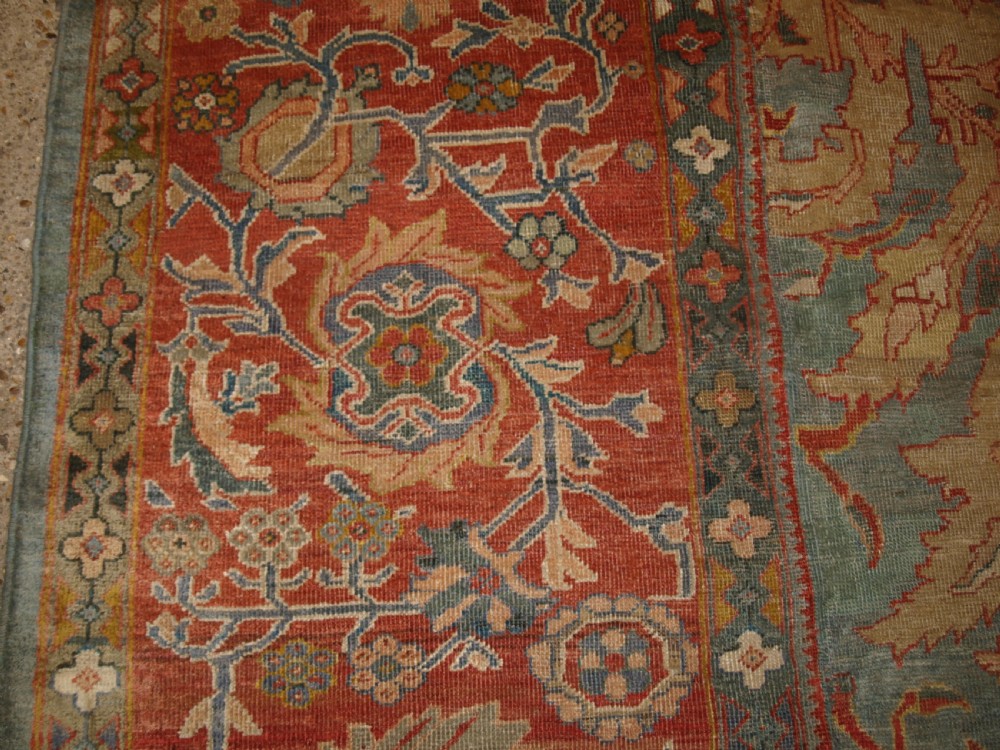 ANTIQUE ZIEGLER CARPET, WITH OUTSTANDING DESIGN AND COLOUR, COUNTRY HOUSE CARPET, CIRCA 1870/80. View V